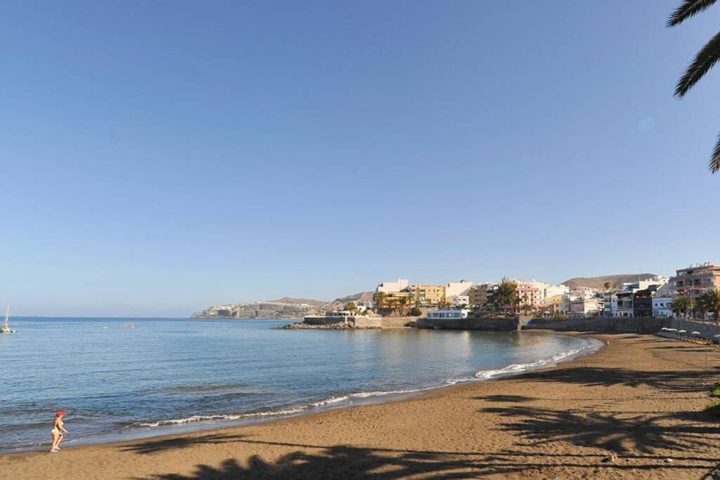 Studio Apartment La Lajilla Located At Beachfront Arguineguin Exteriör bild
