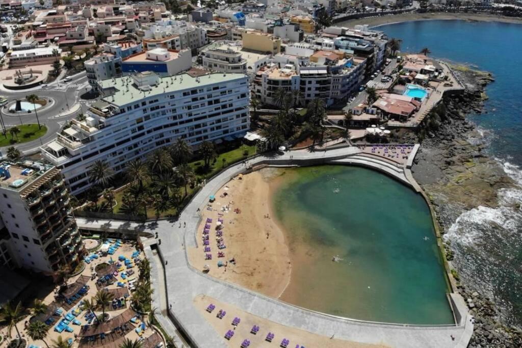 Studio Apartment La Lajilla Located At Beachfront Arguineguin Exteriör bild